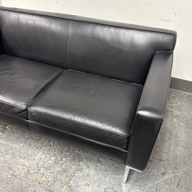 Ted Boerner for Design Within Reach Theatre Sofa + Ottoman Set For Sale - Image 9 of 12