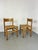 Vintage Oak and Rush Chairs by J Van Heuvel for Advorm, 1950s, Set of 2 For Sale - Image 6 of 11
