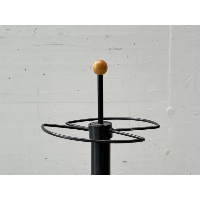 Wood Vintage Umbrella Stand in Cast Iron, 1950s For Sale - Image 7 of 15