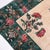 French Vintage 1960s Turkish Sparta Rug, Emerald Green & Cream With Roses – 6'9" X 10'6" For Sale - Image 3 of 6