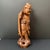 Hand Carved Wood Happy Buddha Statue With Candle Holder For Sale - Image 9 of 12
