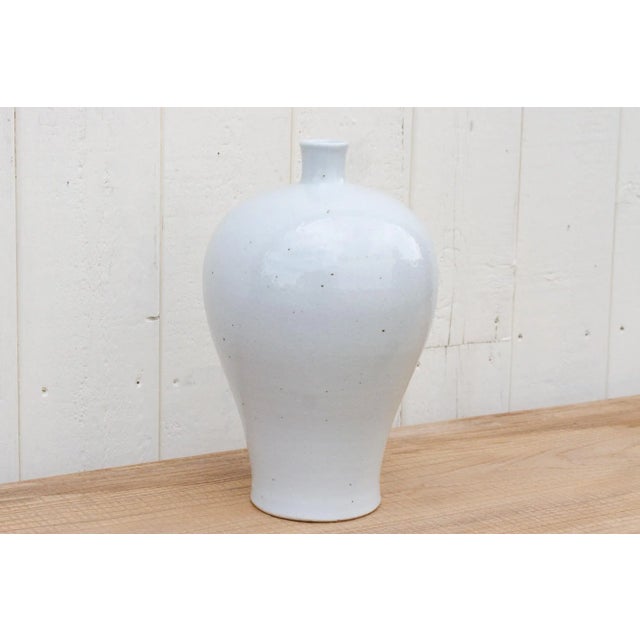 Elegant White Porcelain Jar For Sale In Los Angeles - Image 6 of 8