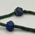 Metal Lapis Lazuli Serpentine Tribal Gemstone Beaded Necklace Mid 20th Century For Sale - Image 7 of 10