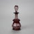 Late 19th Century Antique Bohemian Cranberry Cut to Clear Grape & Leaf Perfume Bottle Circa 1890 For Sale - Image 5 of 5