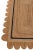Size-6'x9' Hand Made Natural Jute Fiber Scallop Rug. Available in Multiple Colors and sizes. See additional colors and...