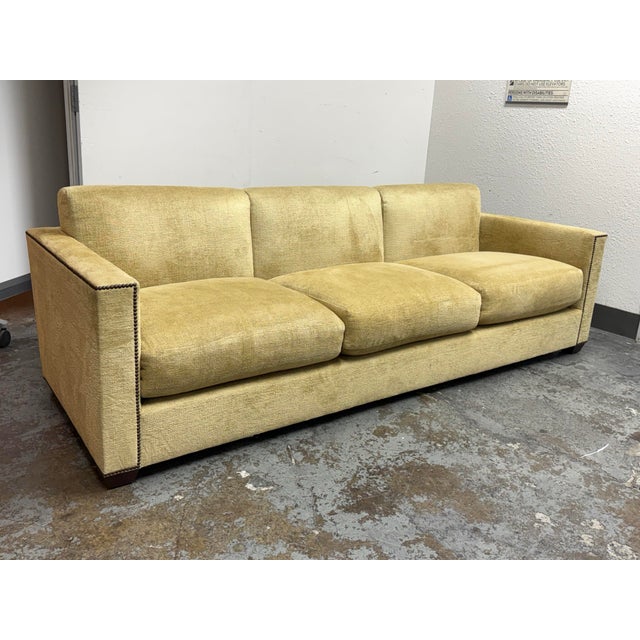 Contemporary Baker Furniture Manhattan Sofa For Sale - Image 3 of 12