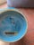 Sky Blue Aldo Londi Bitossi Italy MCM Green Blue Gold Glazed Ceramic Vase 8" Rimini Style For Sale - Image 8 of 8