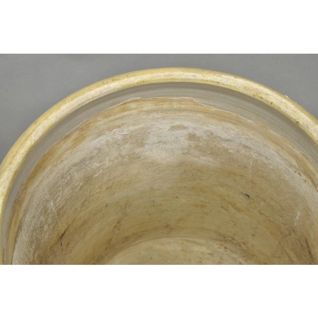 Antique 30 Gallon Cobalt Blue Star Stoneware Glazed Farmhouse Crock Pot For Sale - Image 9 of 18