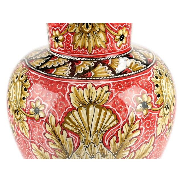 Oriental Flowers Heritage Vase by Deblona For Sale - Image 10 of 17