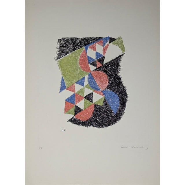 Sonia Delaunay, Untitled, 1960s, Etching For Sale