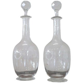 Artistic Glass Bottles, 1940s, Set of 2 For Sale