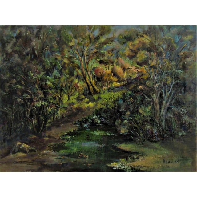 Irina Belotelkin Roublon, Landscape with River, 1966 For Sale