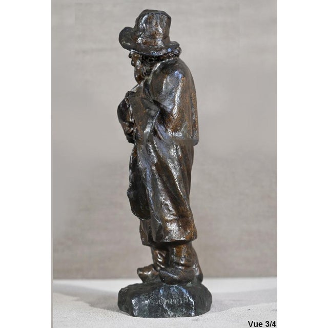G. Omerth, The Shepherd and his Dog, Early 20th Century, Bronze For Sale - Image 12 of 18