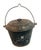 19th Century Antique Cast Iron Cook Pot, Cauldron, Bucket, Old Paint For Sale - Image 5 of 10