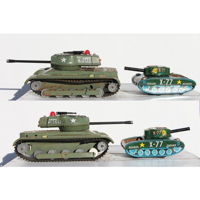 Circa: 1950-1960. Origin: Japan. Material: Tin. Item condition: Not tested. Scratching. Sings of corrosion. Some dents....