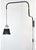 Model 830 Extendable Wall Lamp in Black by Heinrich Siegfried Bohrmann for Kandem, 1960s, in Good conditions. Designed...