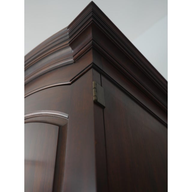 Henkel Harris Model #165 Mahogany Dome Top Armoire Cabinet For Sale - Image 13 of 18