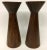 1950s Boho Chic Solid Wood Candle Holders - a Pair For Sale - Image 13 of 13