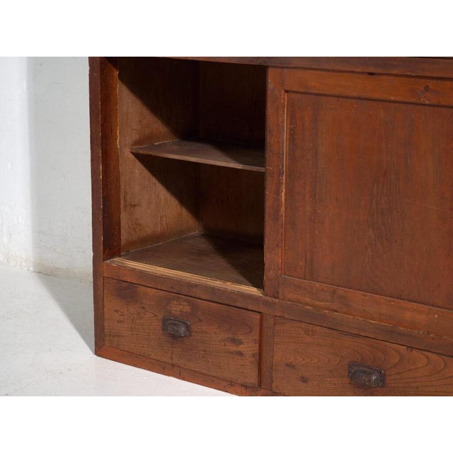 Antique Japanese Cedar Cupboard For Sale - Image 6 of 16