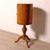 Brown Antique Wooden Column Bedside Table, Early 1900s For Sale - Image 8 of 16