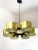 Contemporary Italian Oval Metal Gold Chandelier For Sale - Image 11 of 11