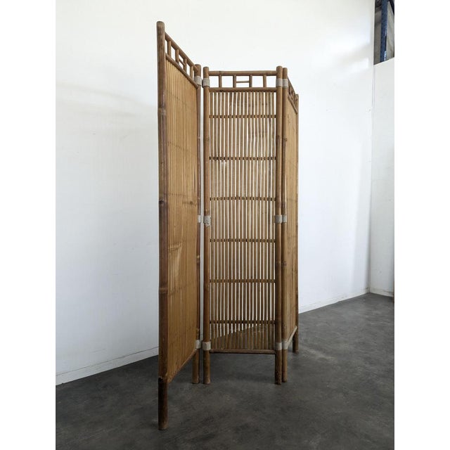 Vintage Screen in Split Bamboo, in Very Good conditions.