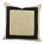 Pindler Cheminer in Natural With Black Square Ribbon Embellished Pillow Cover - 20" X 20" For Sale