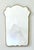 Vintage Shield Shaped Wall Mirror with Brass Frame and Beveled Glass, Italy, 1960s For Sale - Image 9 of 9