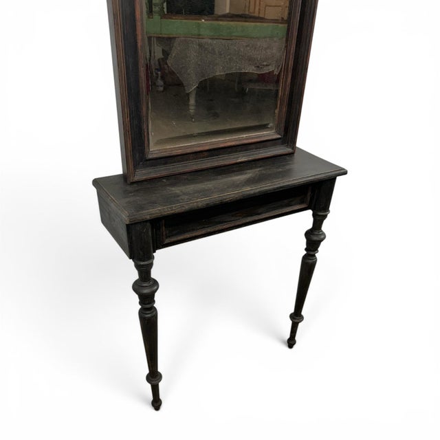 Antique Set of Mirror and Console, 1890s For Sale - Image 3 of 9