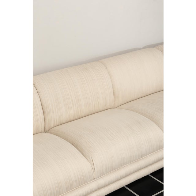 Mid-Century Modern Vintage Three-Piece Curved Modular Sectional Sofa For Sale - Image 3 of 14