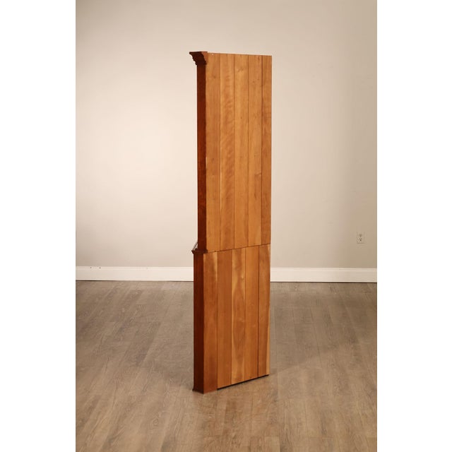 Federal Style Cherry Custom Quality Corner Cabinet For Sale - Image 15 of 18