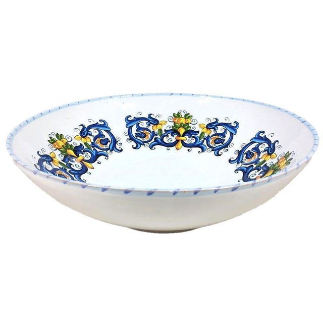 Renaissance Trio of Nuccia Ceramica Pottery Serving Set For Sale - Image 3 of 5