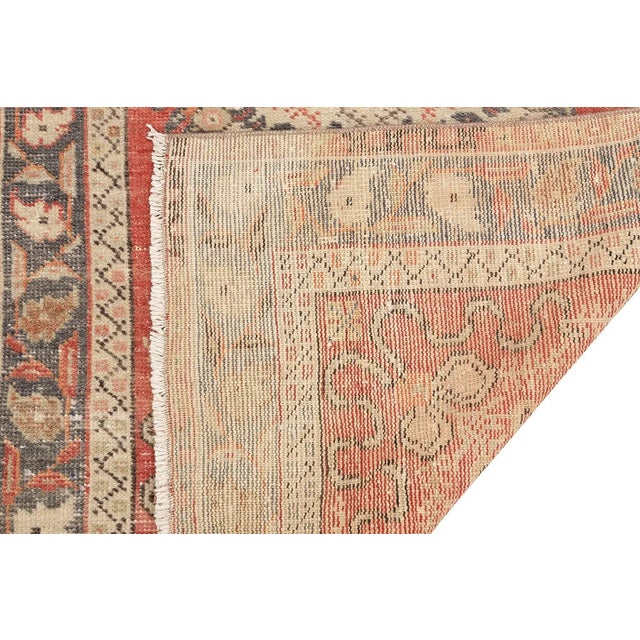 Mid 20th Century Mid 20th Century Vintage Small Turkish Oushak Rug For Sale - Image 5 of 7