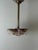 Copper Art Deco French Ice Glasss and Icicles Chandelier by Ezan, 1930s For Sale - Image 8 of 15