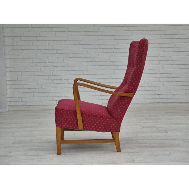 Vintage Scandinavian Chair in Ash, 1970s For Sale - Image 14 of 18