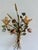 Beige Italian Hand-Painted Tole Floral Bouquet Wall Sconce, 1940s For Sale - Image 8 of 18
