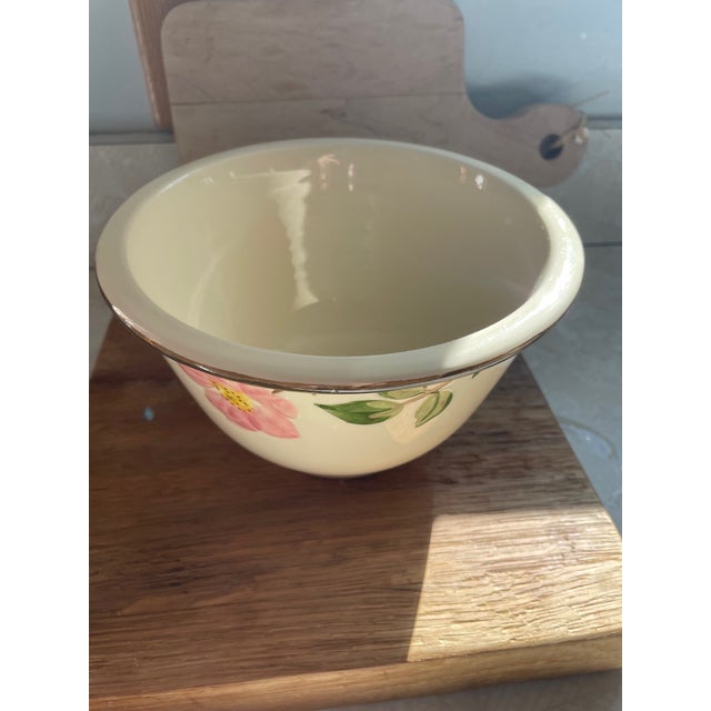 Franciscan China Rare 1950s Franciscan Desert Rose Nesting Bowls - Set of 3 (Made in Usa) For Sale - Image 4 of 13