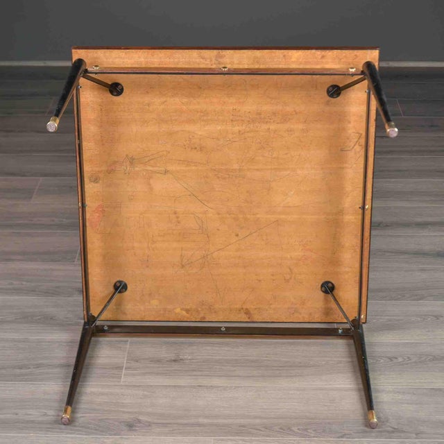 Coffee Mid-Century Italian Rosewood Cocktail Table For Sale - Image 8 of 10