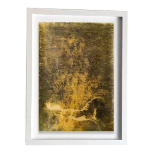 "Stallion. XI" Contemporary Original Abstract Mixed-Media Painting, Framed