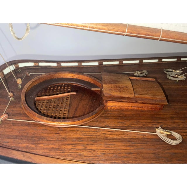 Traditional Fine Model of the Schooner Yacht America For Sale - Image 3 of 12