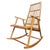 Midcentury Wood and Rattan Rocking Chair, Denmark, 1960s For Sale - Image 12 of 12