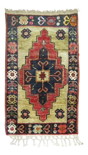 Vintage Turkish Oushak, 2'11'' X 4'6''