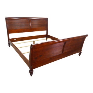 Ethan Allen Sleigh King Bed For Sale