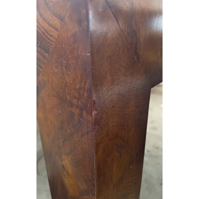 1970s Milo Baughman for Thayer Coggin Monumental Burl Dining Table For Sale - Image 10 of 12