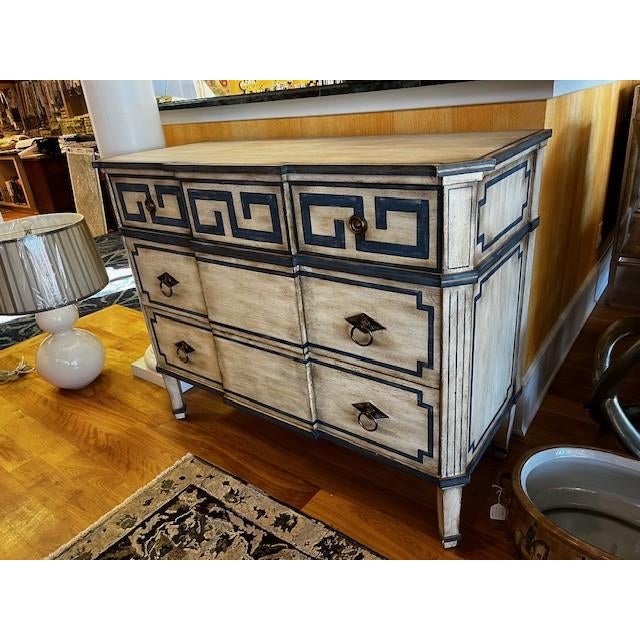 Traditional Hickory White 3 Drawer Chest For Sale - Image 3 of 4