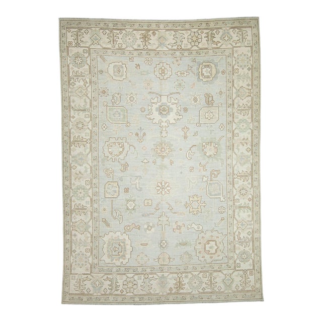 Oushak Rug 9'2" x 13' For Sale