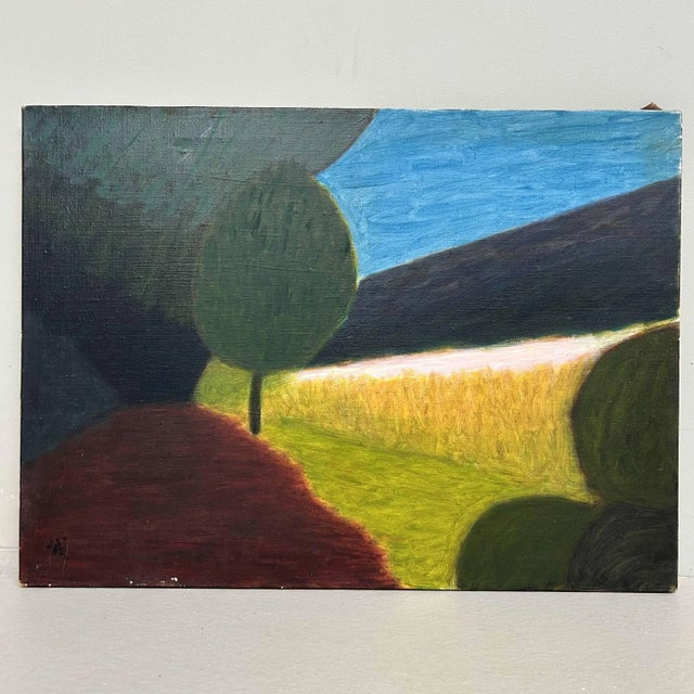 Makoto Igarashi, Landscape, 1980s, Oil on Canvas For Sale - Image 6 of 6