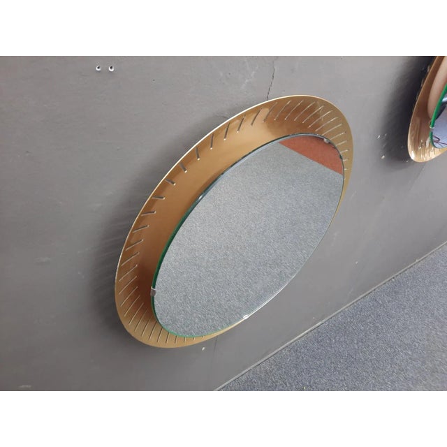 Gold Mid-Century Wall Lamps with Lighting from Olymp, 1950s For Sale - Image 8 of 15