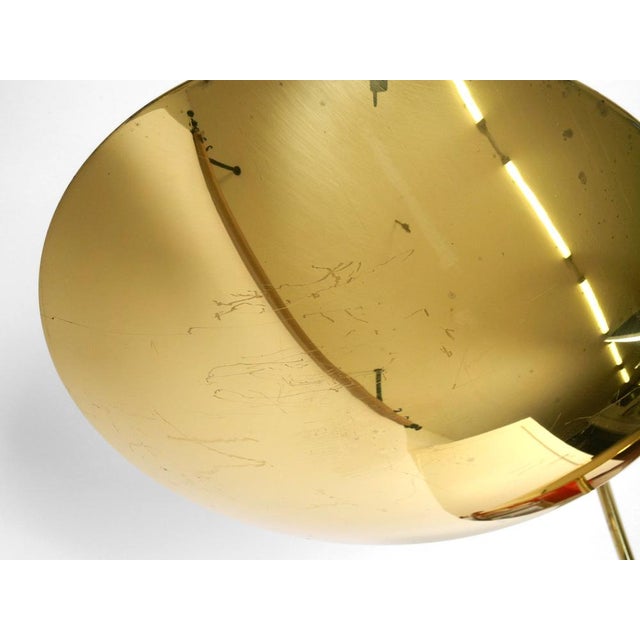Gold Vintage German Duan Brass Pendant Lamp by Florian Schulz, 1970s For Sale - Image 8 of 17