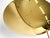 Gold Vintage German Duan Brass Pendant Lamp by Florian Schulz, 1970s For Sale - Image 8 of 17
